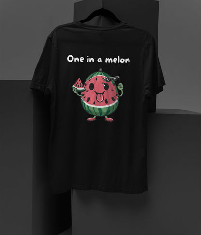 One In A Melon - Terry Oversized T-Shirt - Dark - aiink