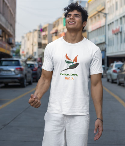 Peace, Love, India - Unisex Classic T-Shirt