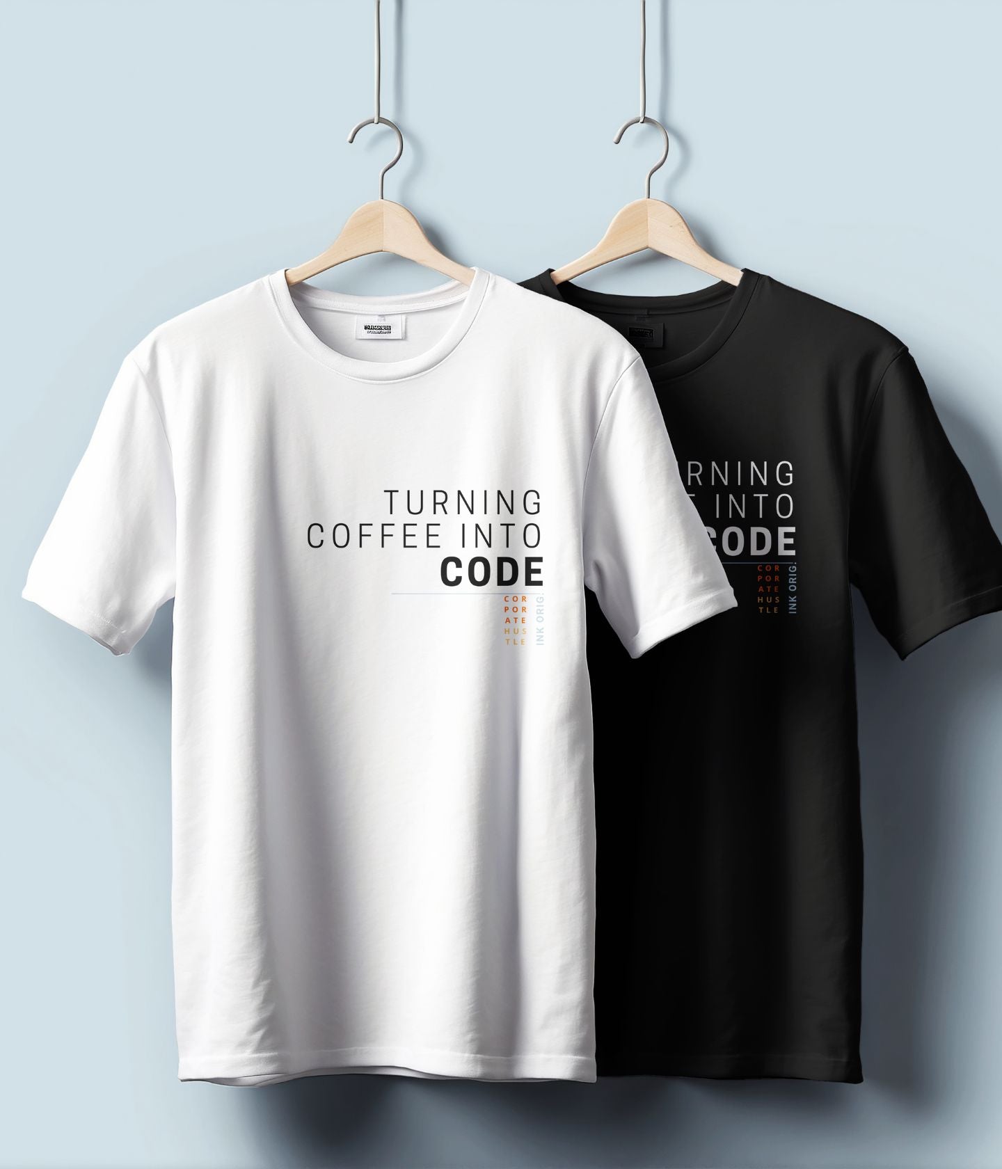 Turning Coffee Into Code - Unisex Classic T-Shirt - White - aiink