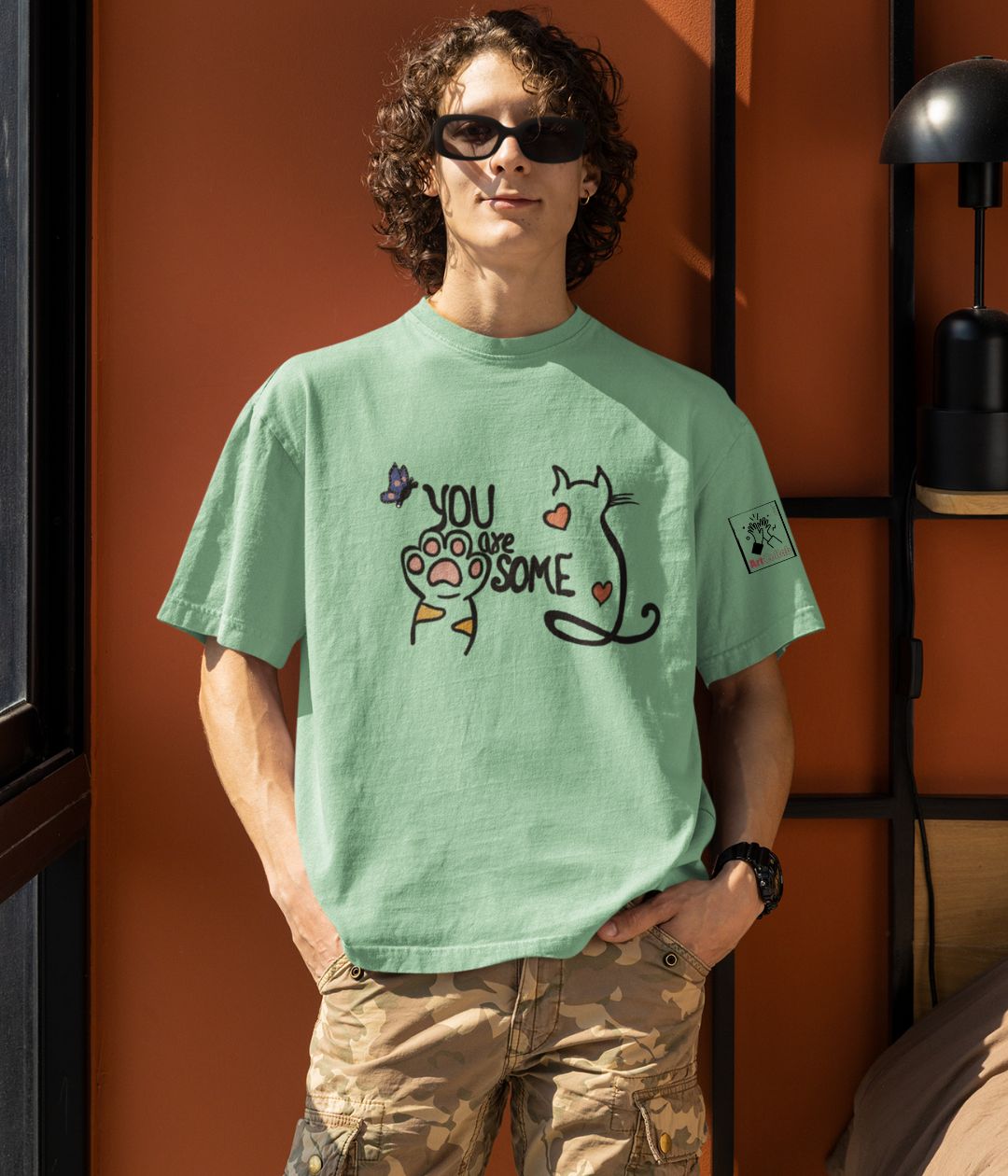 You Are Pawsome - Terry Oversized T-Shirt