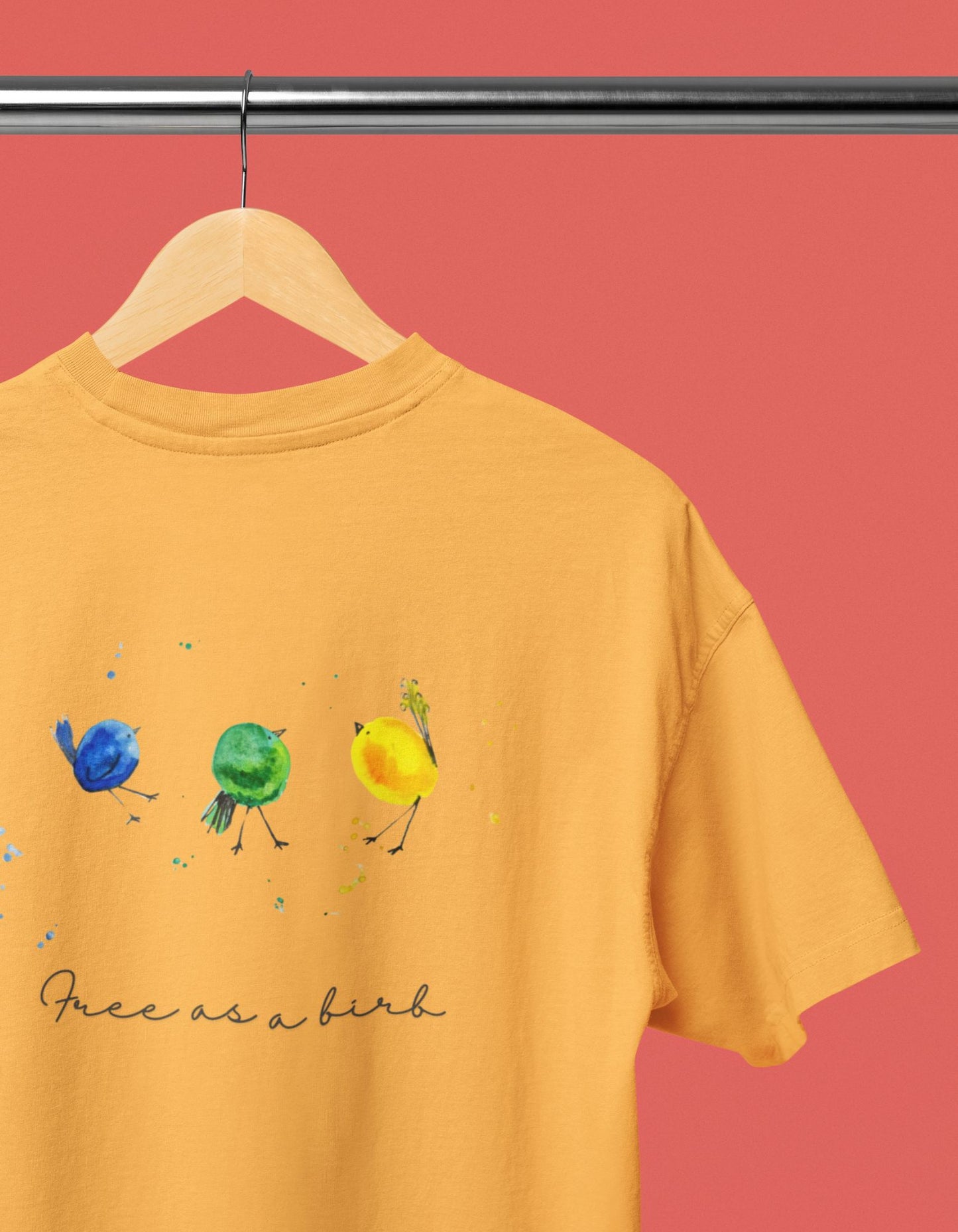 Free As A Birb - Oversized Classic T-Shirt