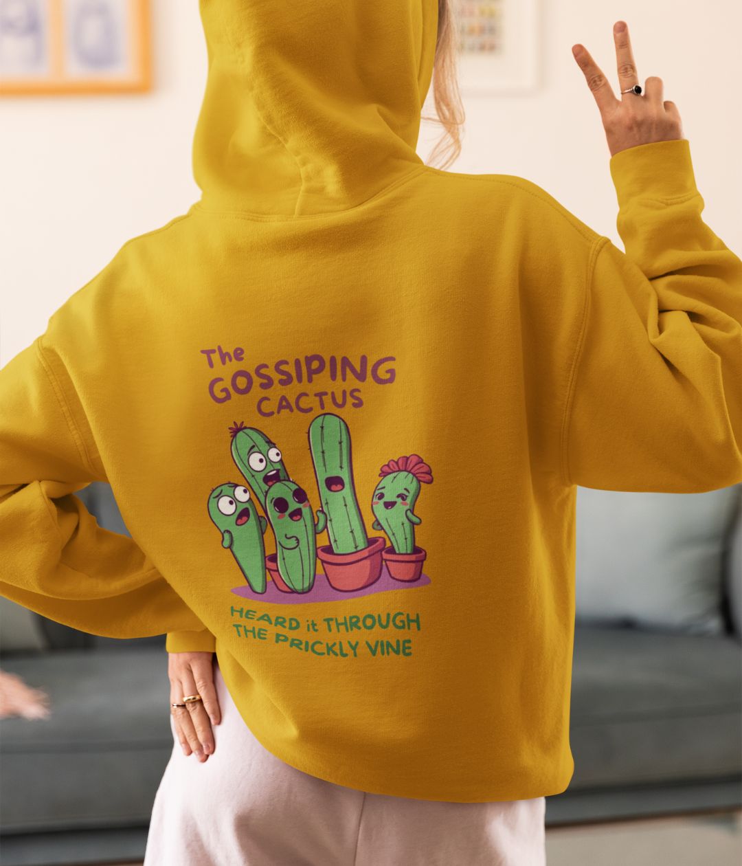 The Gossiping Cactus - Unisex Hoodie