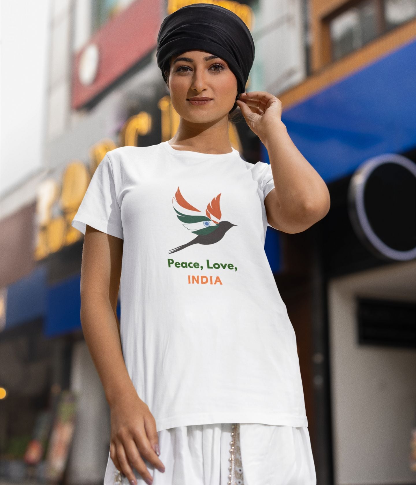 Peace, Love, India - Unisex Classic T-Shirt