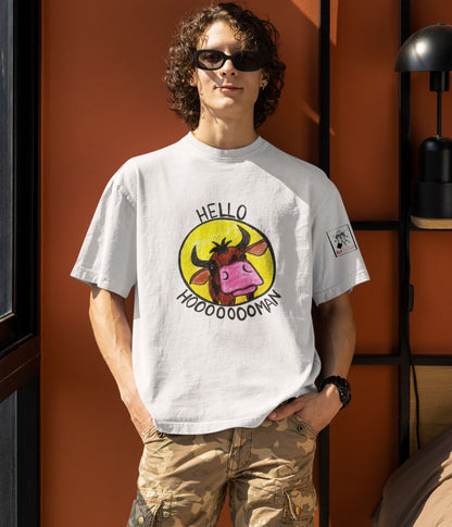 Hello Hooman - Terry Oversized T-Shirt