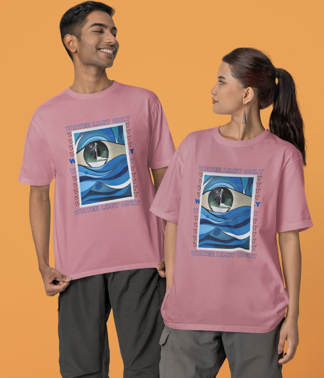 Water Limit Only - Terry Oversized T-Shirt