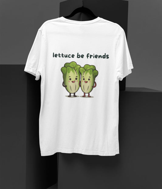 Lettuce Be Friends - Terry Oversized T-Shirt - aiink