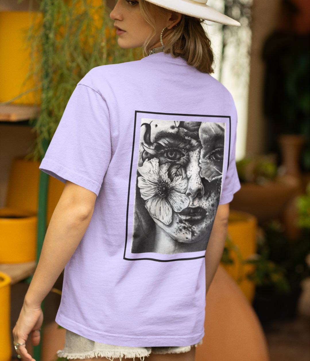 Eyes Of The Bloom - Oversized Classic T-Shirt