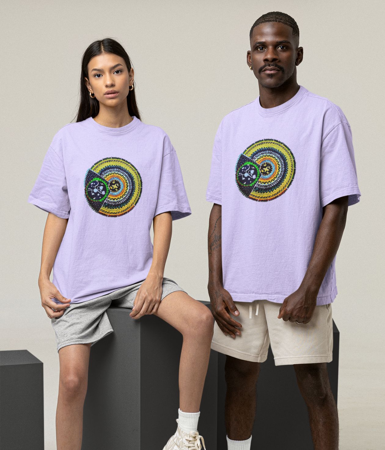 Sacred Spin - Oversized Classic T-Shirt