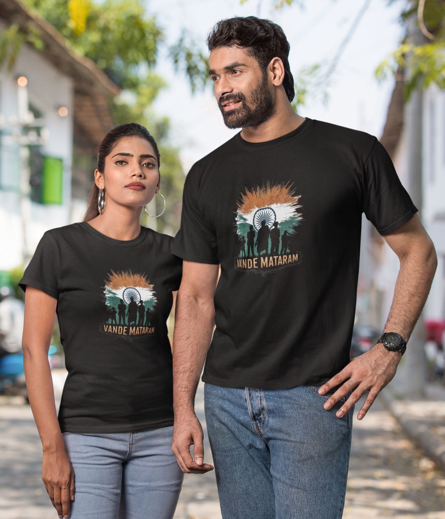 Vande Mataram - Unisex Classic T-Shirt - Dark