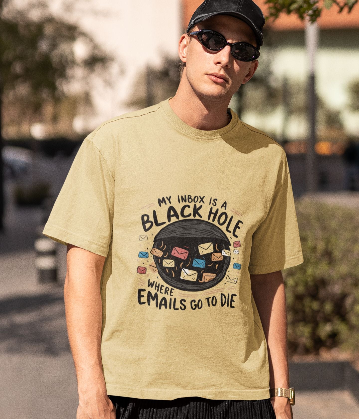 Blackhole - Men's Supima Cotton T-Shirt - aiink