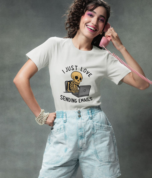 Love Sending Emails - Women's Supima Cotton T-Shirt