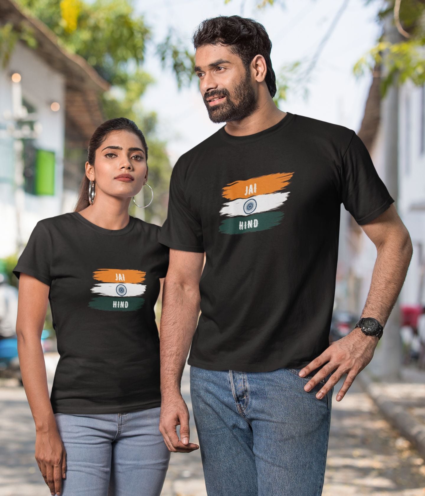 Jai Hind - Unisex Classic T-Shirt - Dark