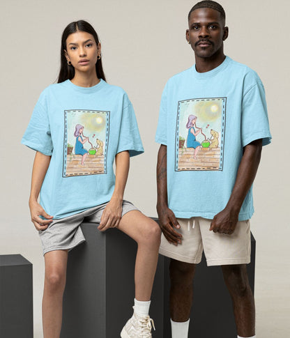 Paws & Paradise - Oversized Classic T-Shirt