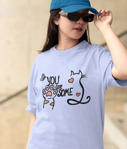 You Are Pawsome - Terry Oversized T-Shirt