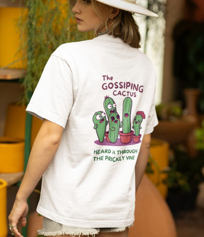 The Gossiping Cactus - Oversized Classic T-Shirt