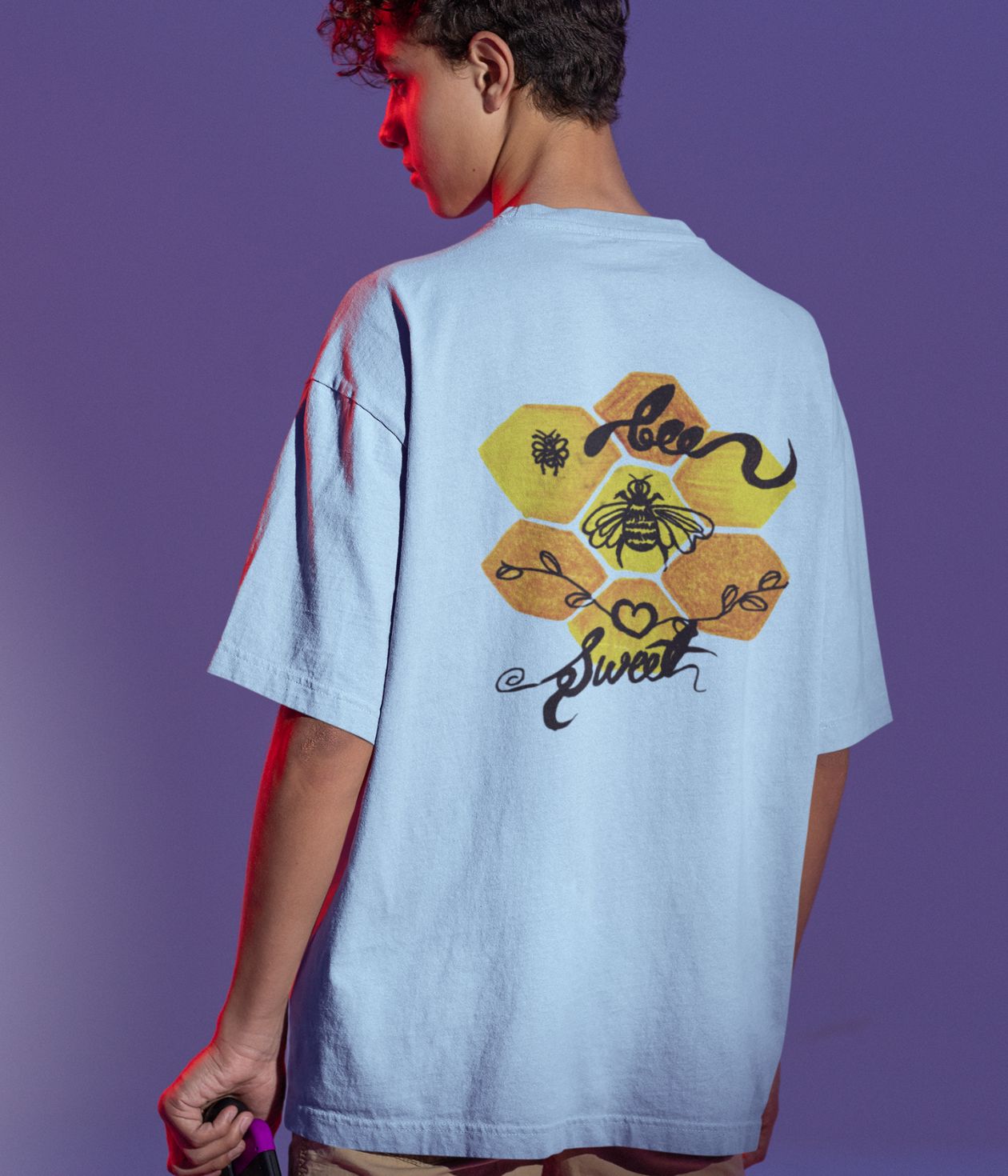 Bee Sweet - Terry Oversized T-Shirt