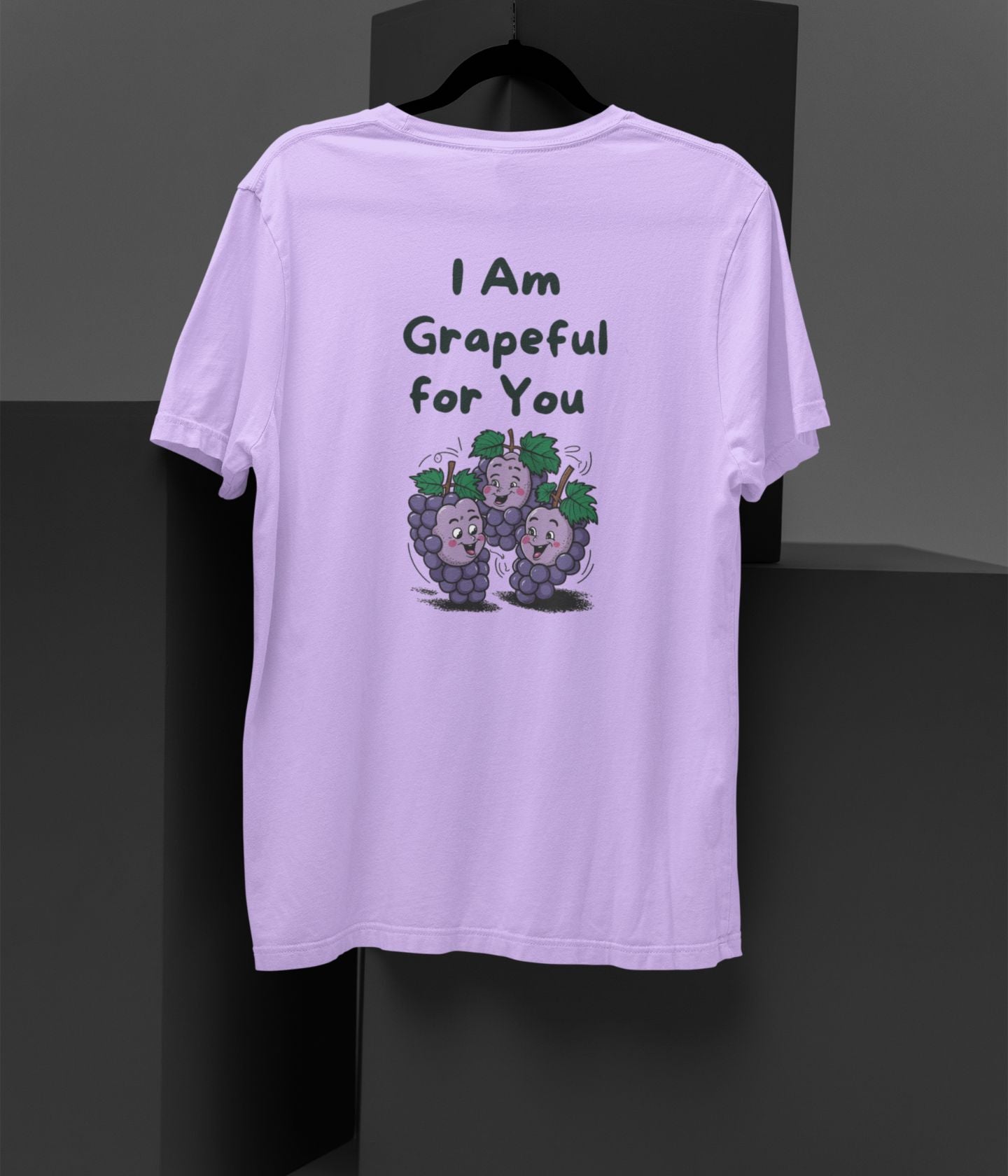 I Am Grapeful For You - Terry Oversized T-Shirt - aiink