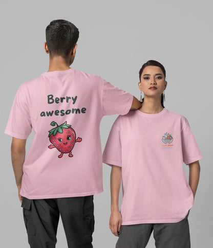 Berry Awesome - Unisex Oversized Classic T-Shirt - aiink