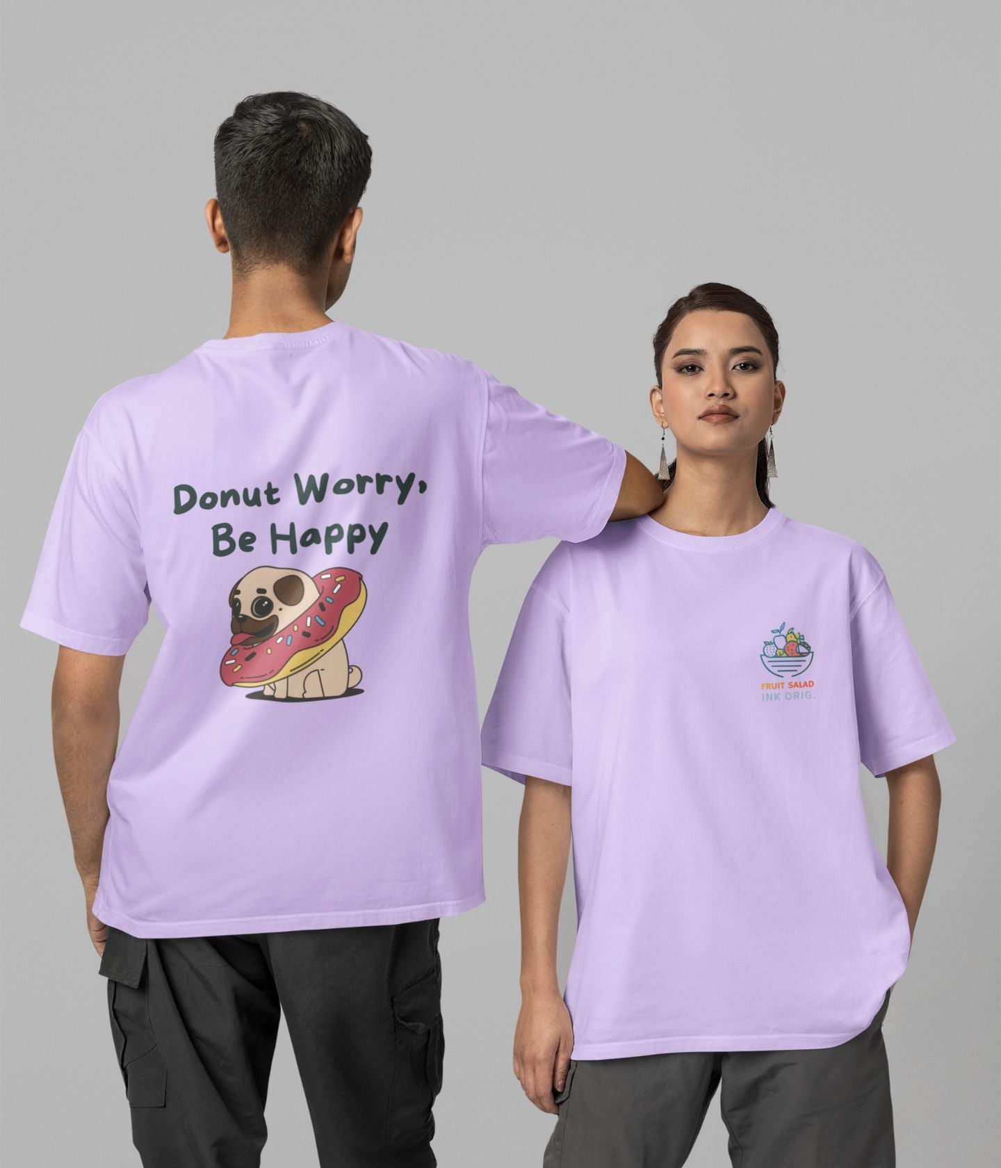 Donut Worry - Unisex Oversized Classic T-Shirt - aiink