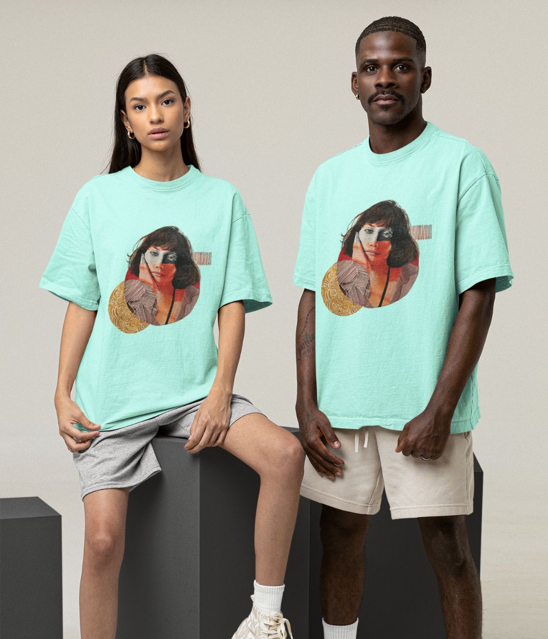 The Stare Beyond - Oversized Classic T-Shirt