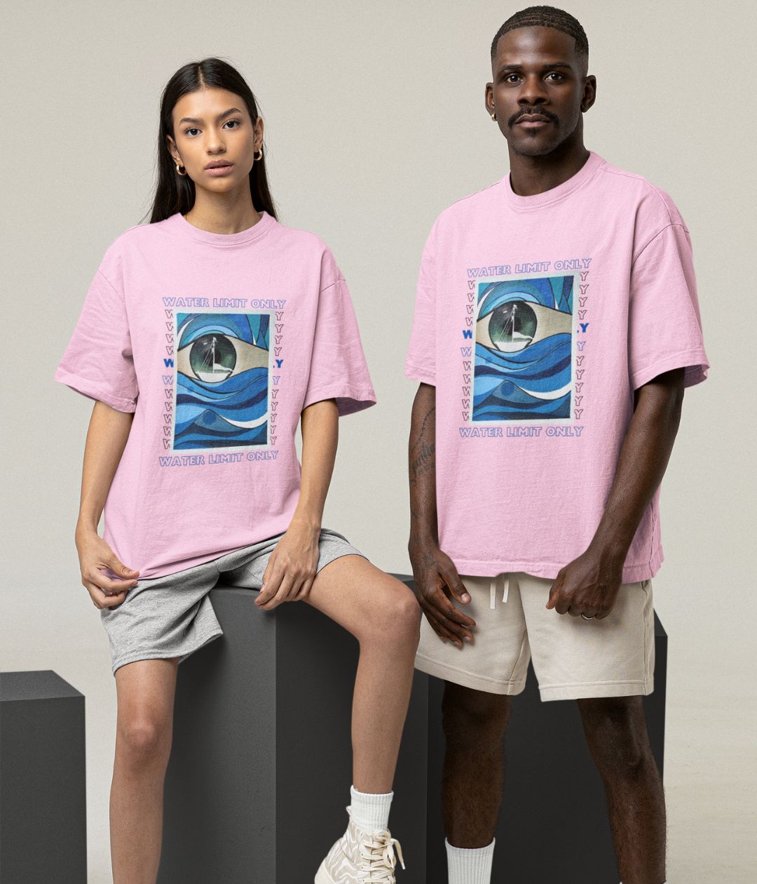 Water Limit Only - Oversized Classic T-Shirt