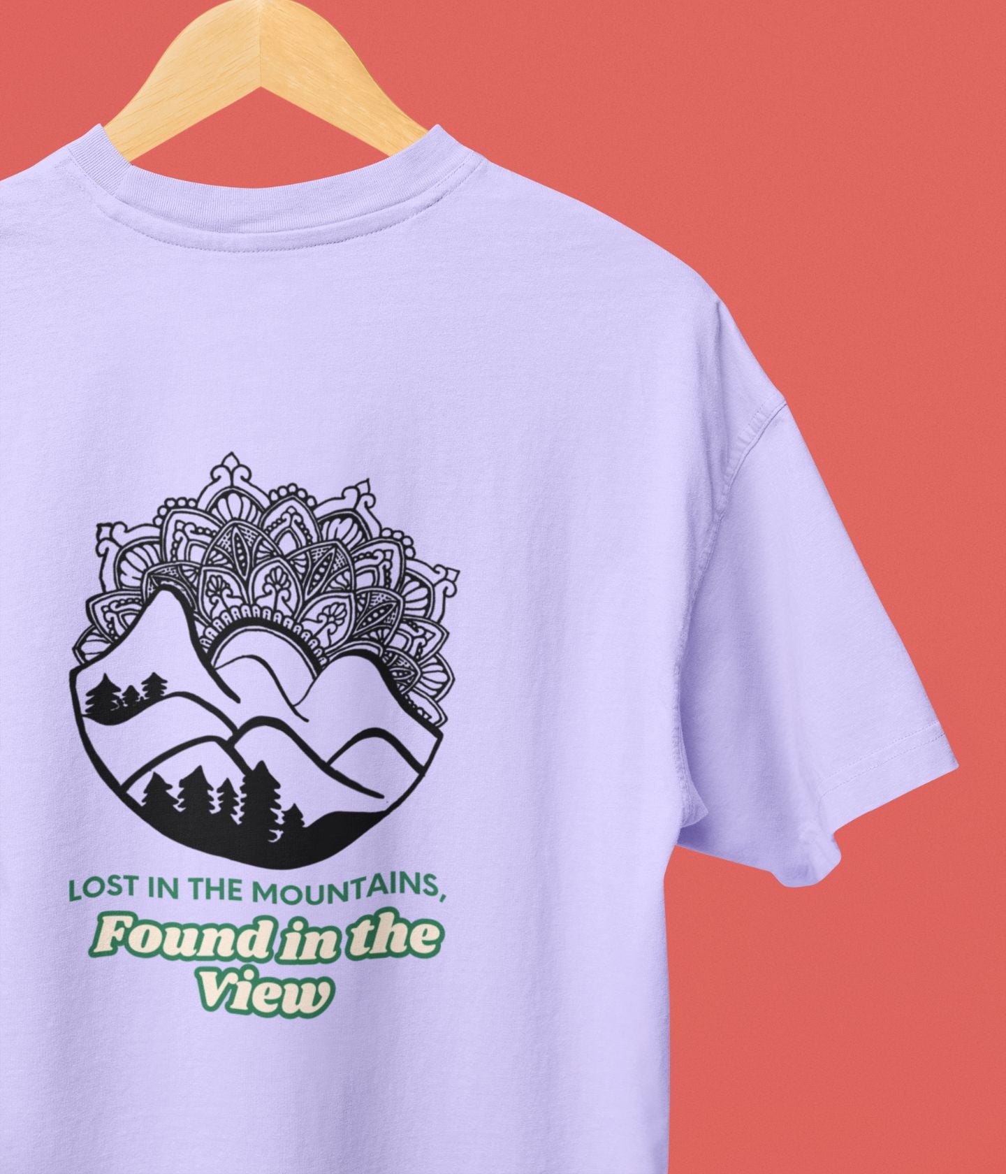 Lost In The Mountains - Oversized Classic T-Shirt