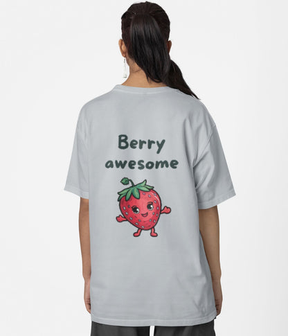 Berry Awesome - Unisex Oversized Classic T-Shirt - aiink