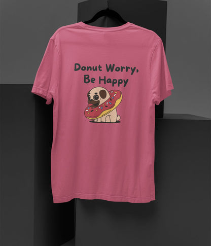 Donut Worry - Terry Oversized T-Shirt - aiink