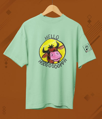 Hello Hooman - Terry Oversized T-Shirt