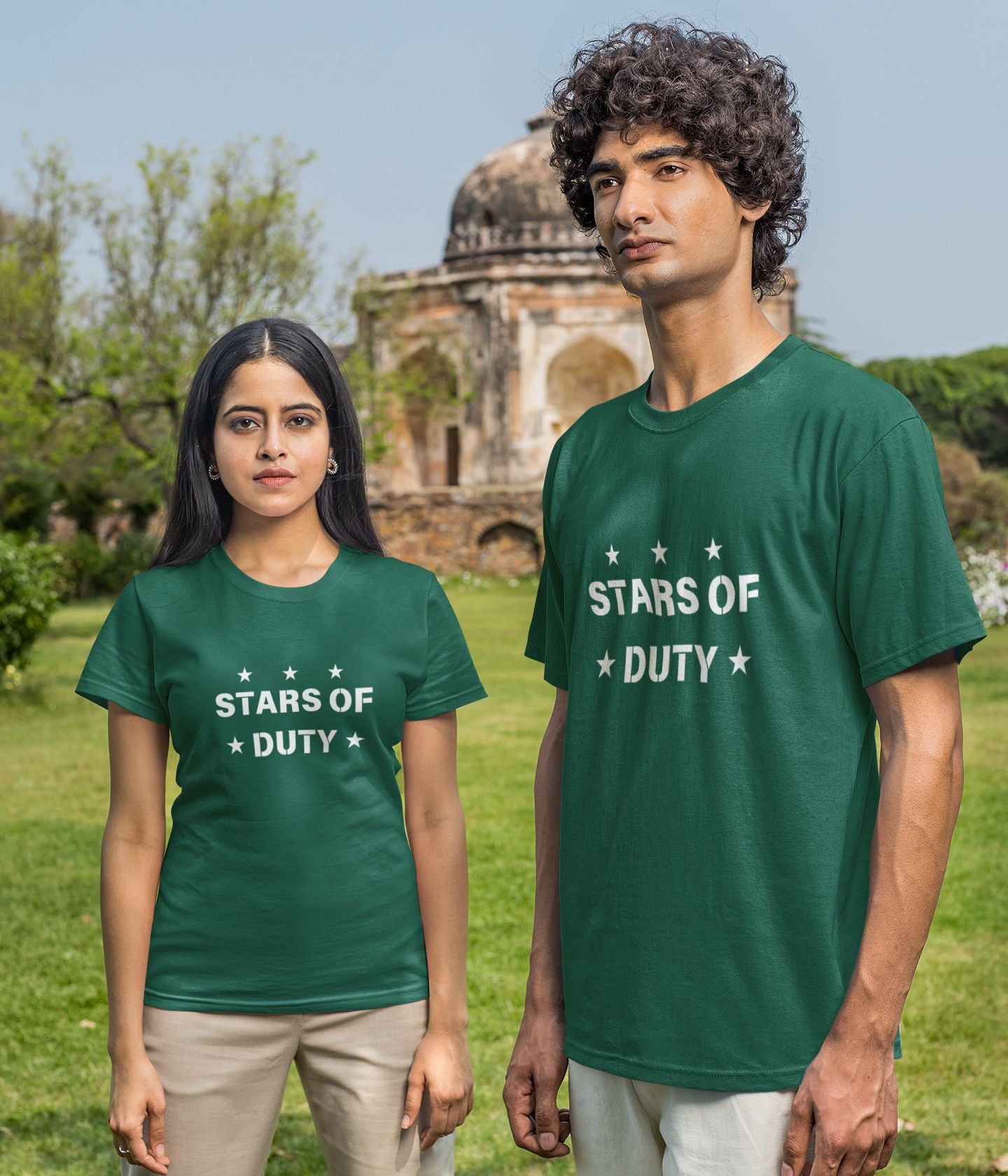 Stars Of Duty - Unisex Classic T-Shirt - Dark