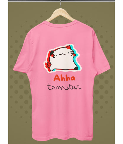 Ahha Tamatar - Unisex Terry Oversized T-Shirt - aiink