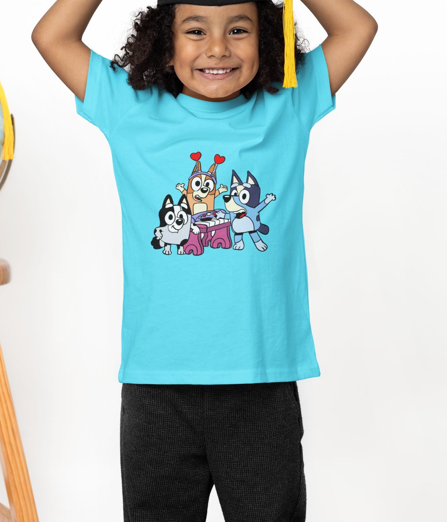 Bluey Birthday - 5 Year Olds' Kids' Unisex T-Shirt