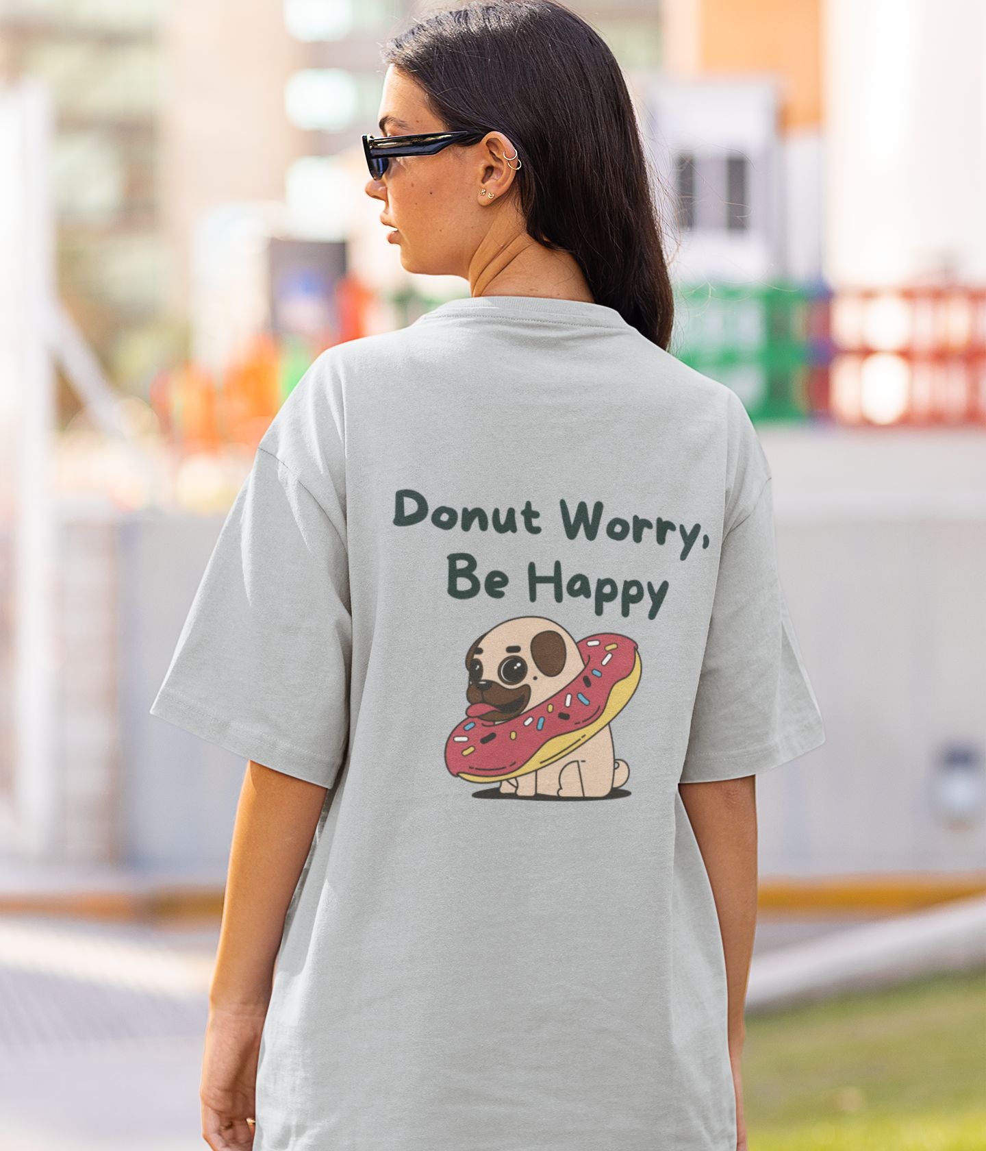 Donut Worry - Unisex Oversized Classic T-Shirt - aiink