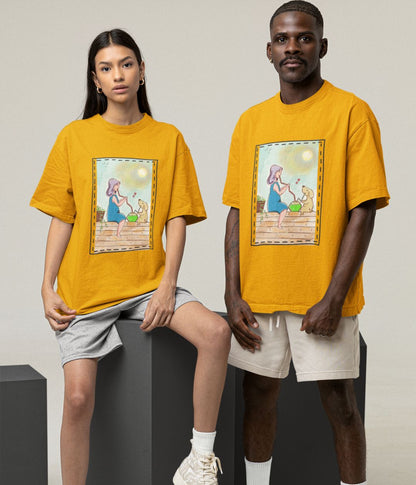 Paws & Paradise - Oversized Classic T-Shirt