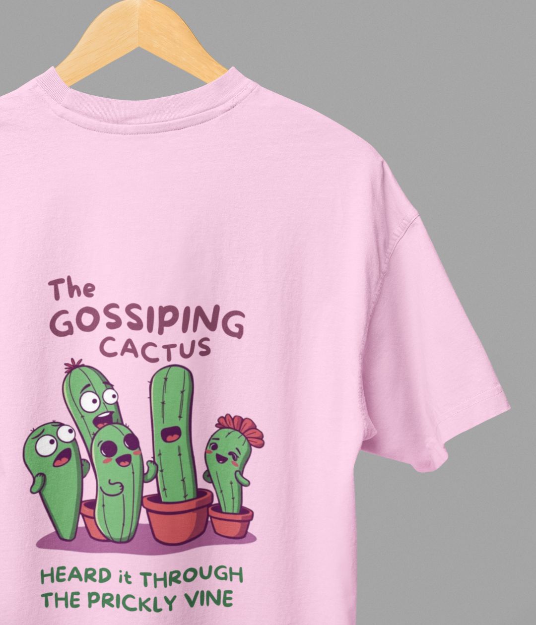 The Gossiping Cactus - Oversized Classic T-Shirt