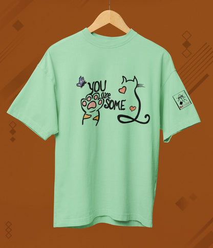 You Are Pawsome - Terry Oversized T-Shirt