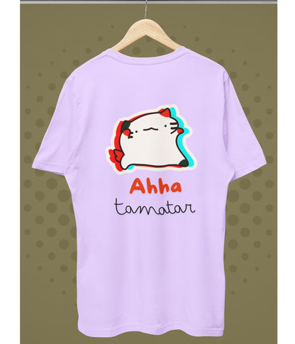 Ahha Tamatar - Unisex Terry Oversized T-Shirt - aiink