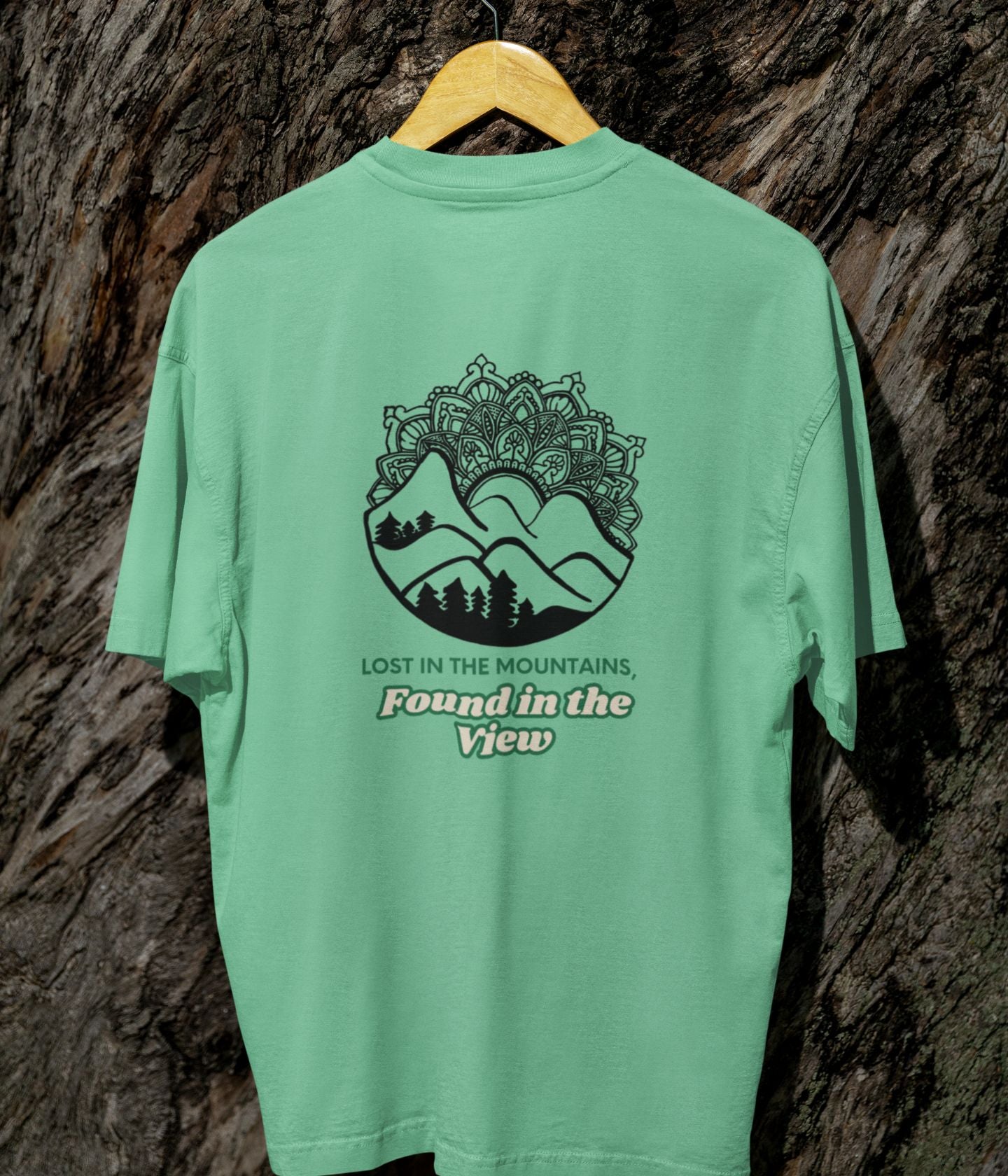 Lost In The Mountains - Terry Oversized T-Shirt