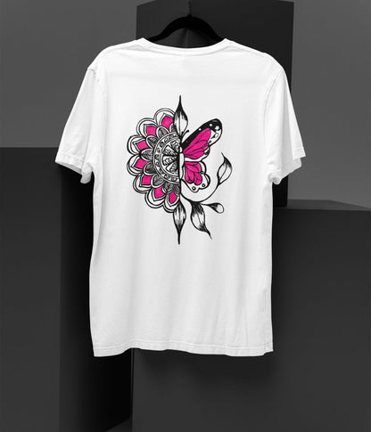 Butterfly Doodle - Oversized Classic T-Shirt