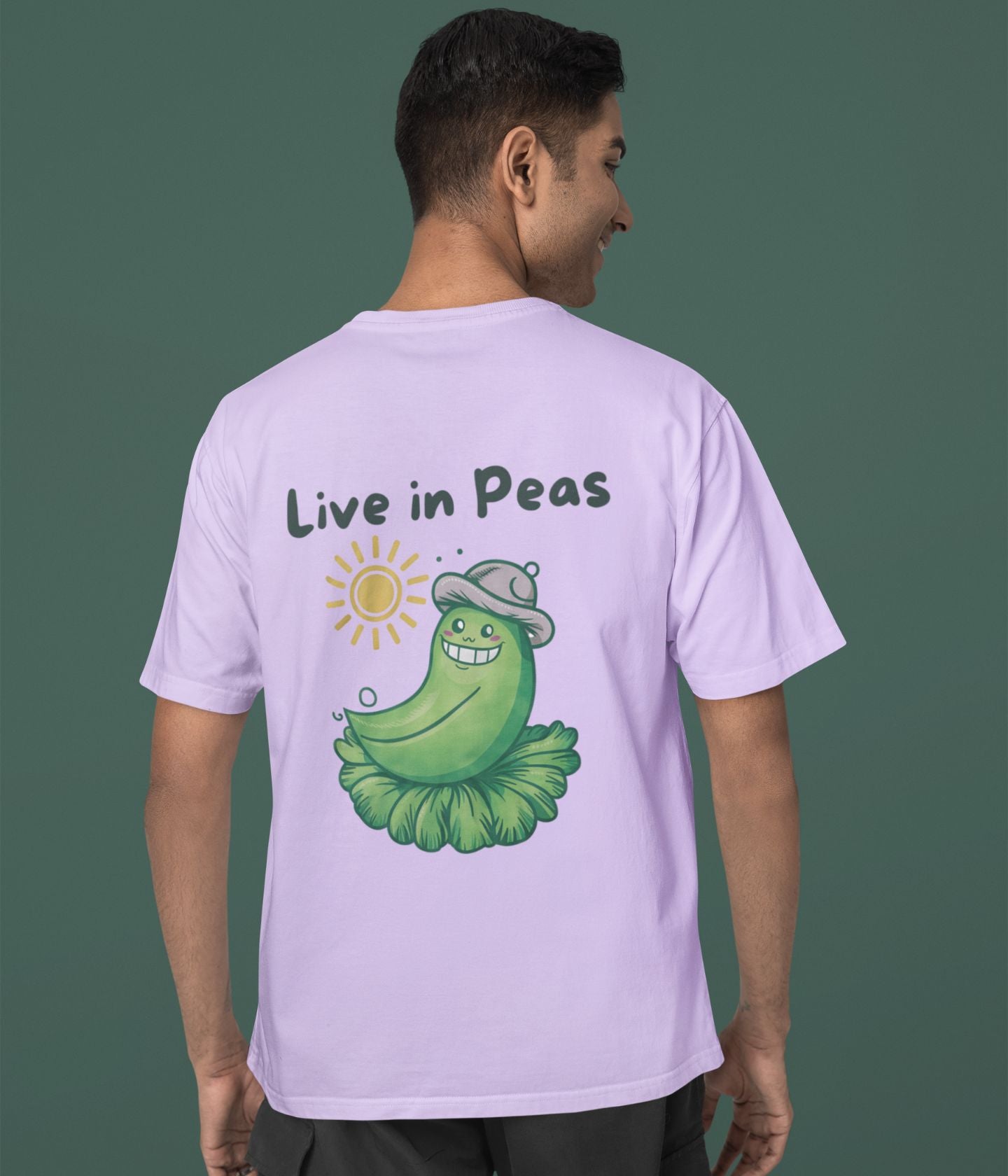 Live In Peas - Unisex Oversized Classic T-Shirt - aiink