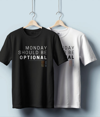 Monday Should Be Optional - Unisex Classic T-Shirt - Black - aiink