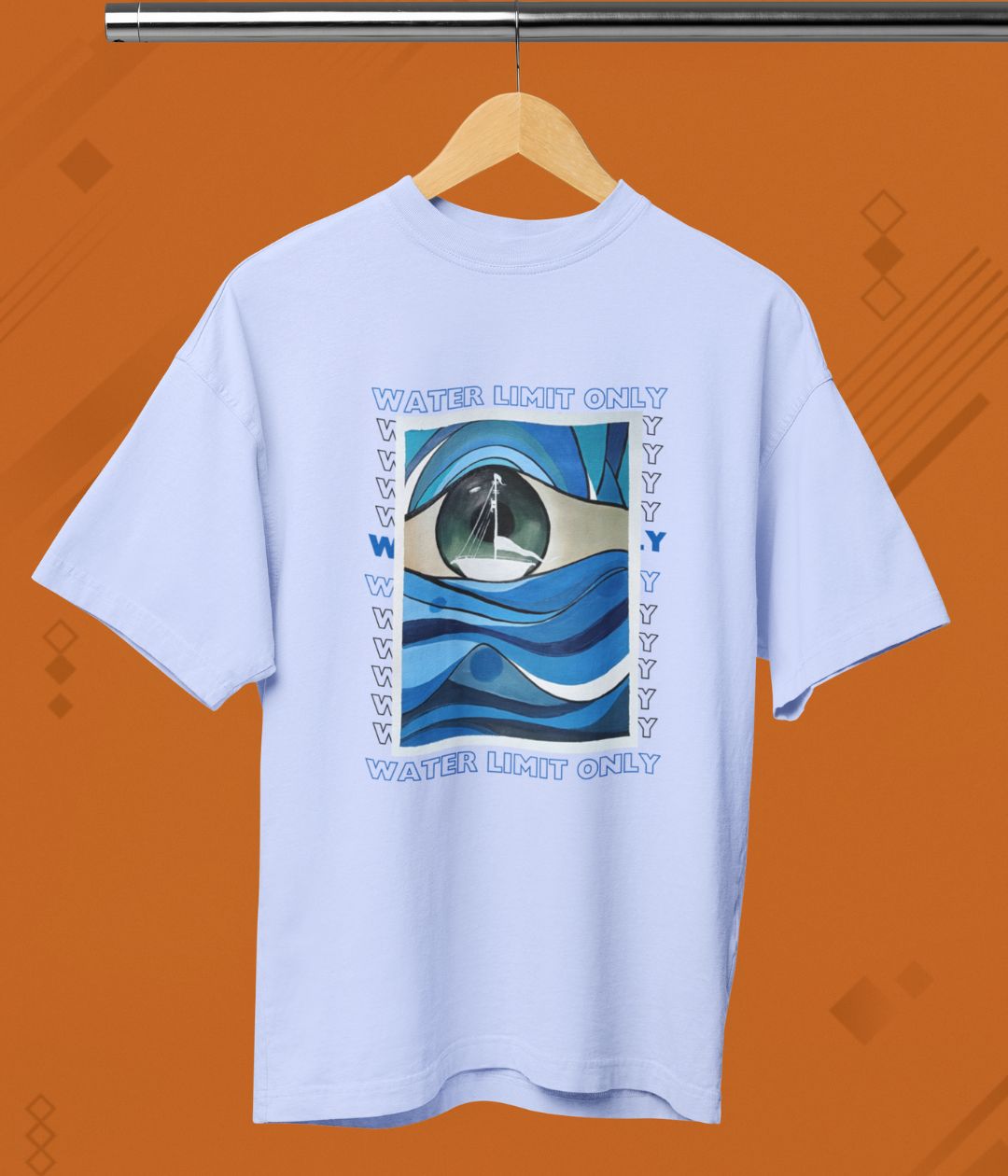 Water Limit Only - Terry Oversized T-Shirt