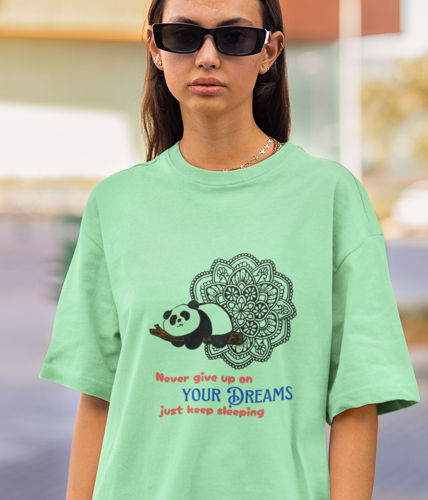 Just Keep Sleeping - Terry Oversized T-Shirt