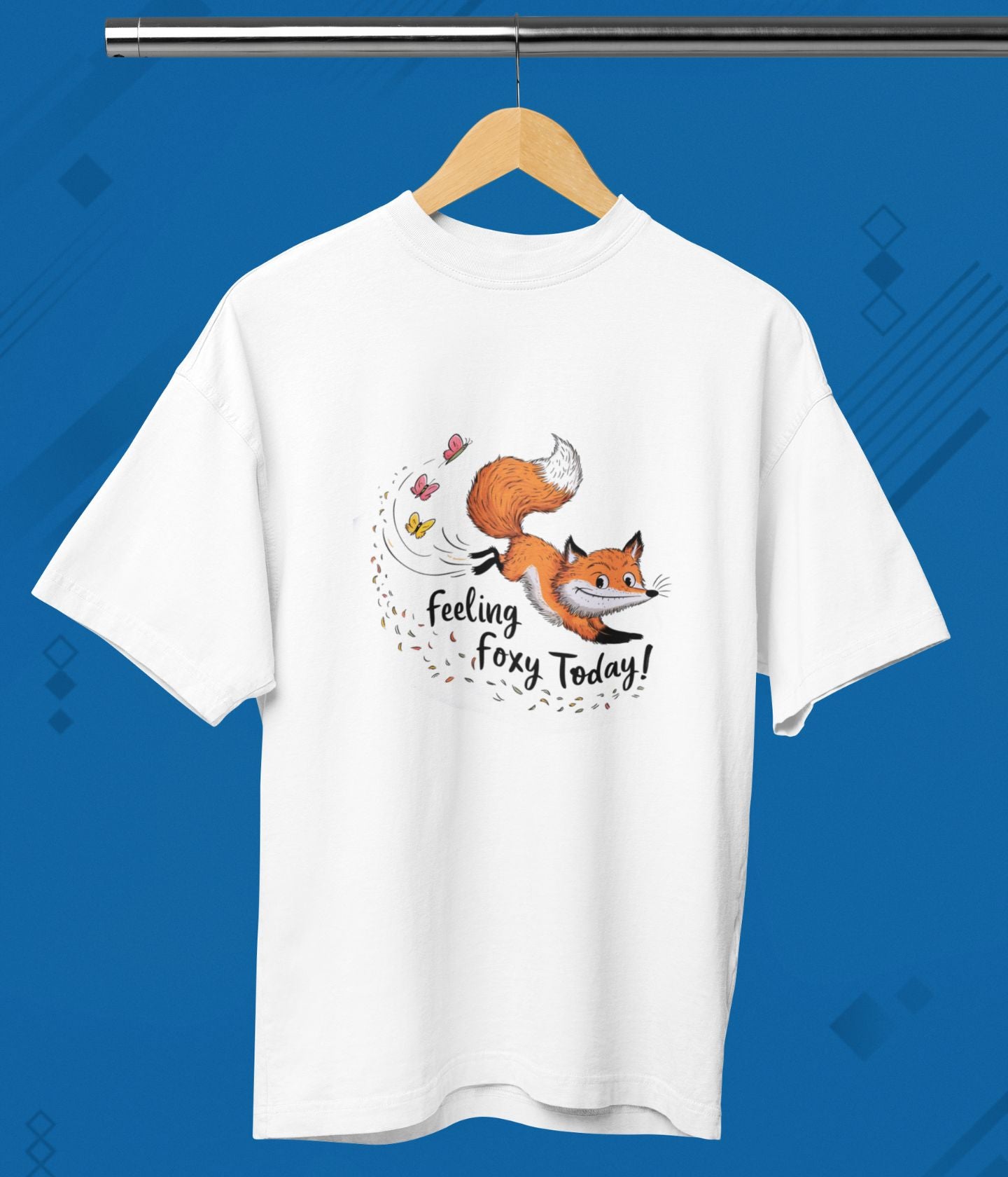 Feeling Foxy Today - Terry Oversized T-Shirt