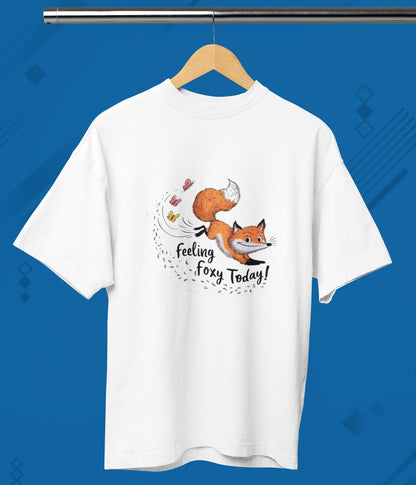 Feeling Foxy Today - Terry Oversized T-Shirt