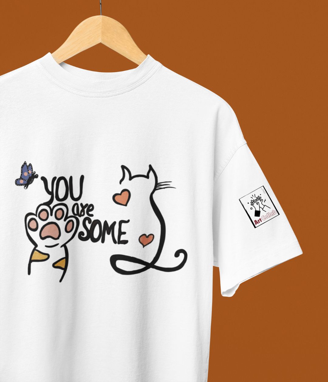 You Are Pawsome - Oversized Classic T-Shirt