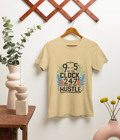 9-5 Hustle - Women's Supima T-Shirts - aiink