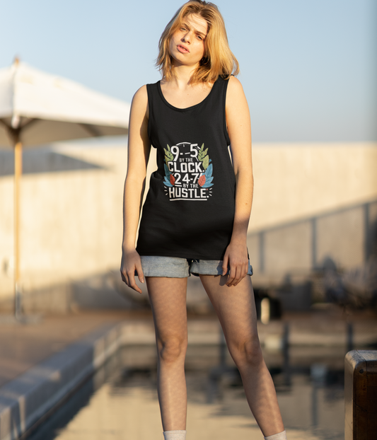 9-5 Hustle - Women's Tank Top Dark - aiink