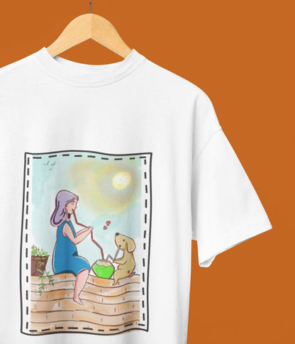 Paws & Paradise - Oversized Classic T-Shirt