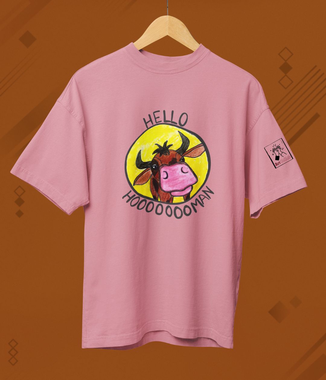 Hello Hooman - Terry Oversized T-Shirt